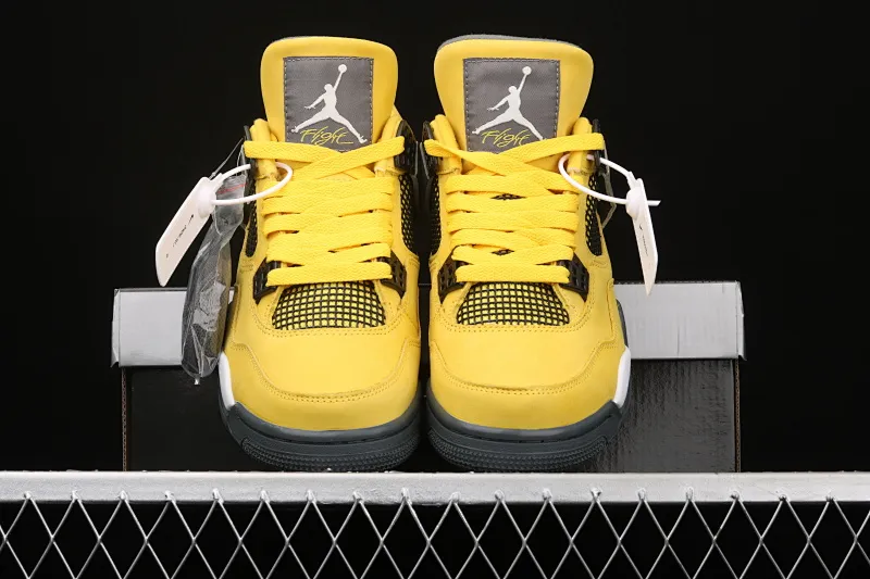 All categories Air Jordan Jordan series basketball shoes Air Jordan 4 Air Jordan 4 "Lightning" AJ4 Joe 4 yellow electric mother 314254-702